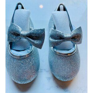Felix And flora Silver Sparkle Shoes Size 5